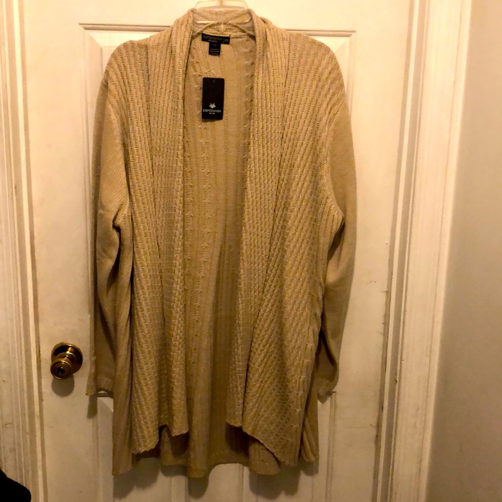 Swing cable sweater